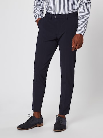 Slimfit Pantaloni con piega frontale 'Club pants' di Lindbergh in blu