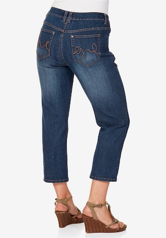 SHEEGO Slimfit Jeans i blå