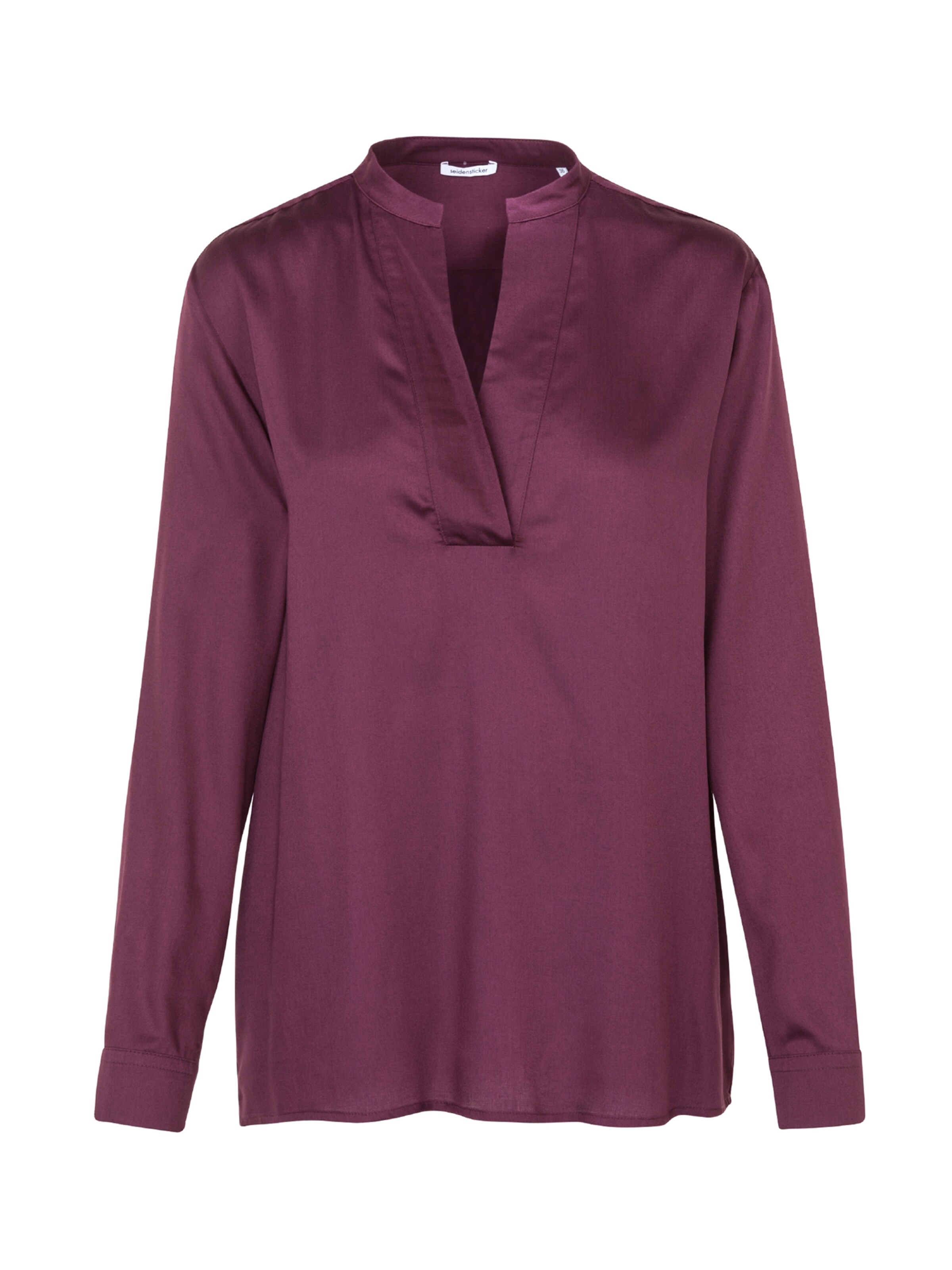 SEIDENSTICKER - Bluse in weinrot