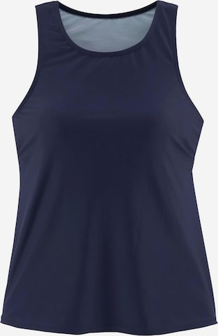 LASCANA Bustier Tankinitop in Blauw: voorkant