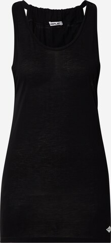 REPLAY Top in Black: front