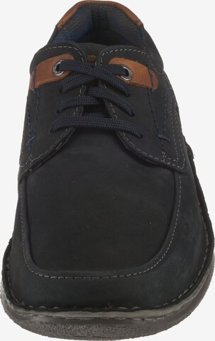 JOSEF SEIBEL Lace-Up Shoes 'Anvers' in Blue