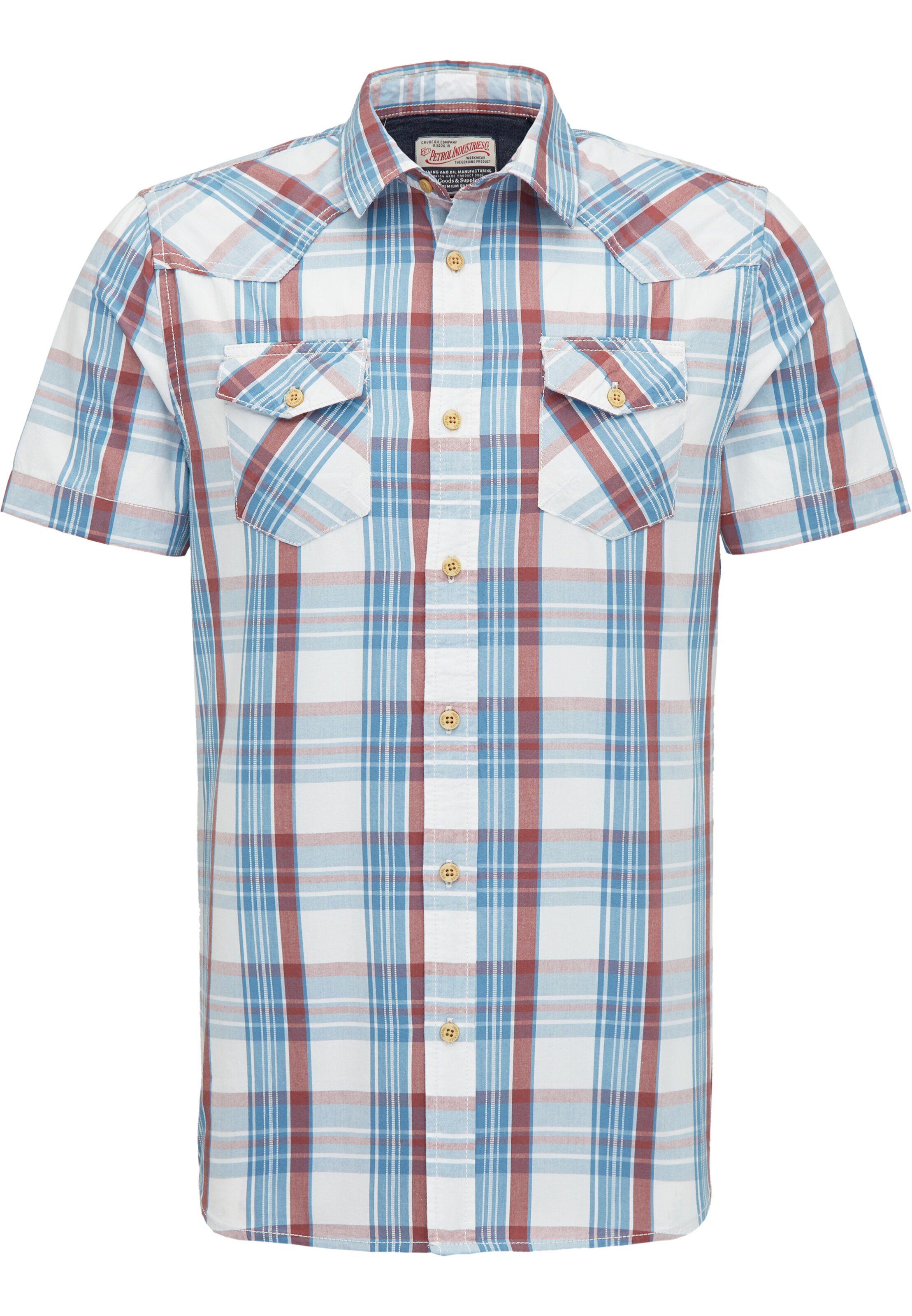 Petrol Industries - Overhemd in de kleur Blauw