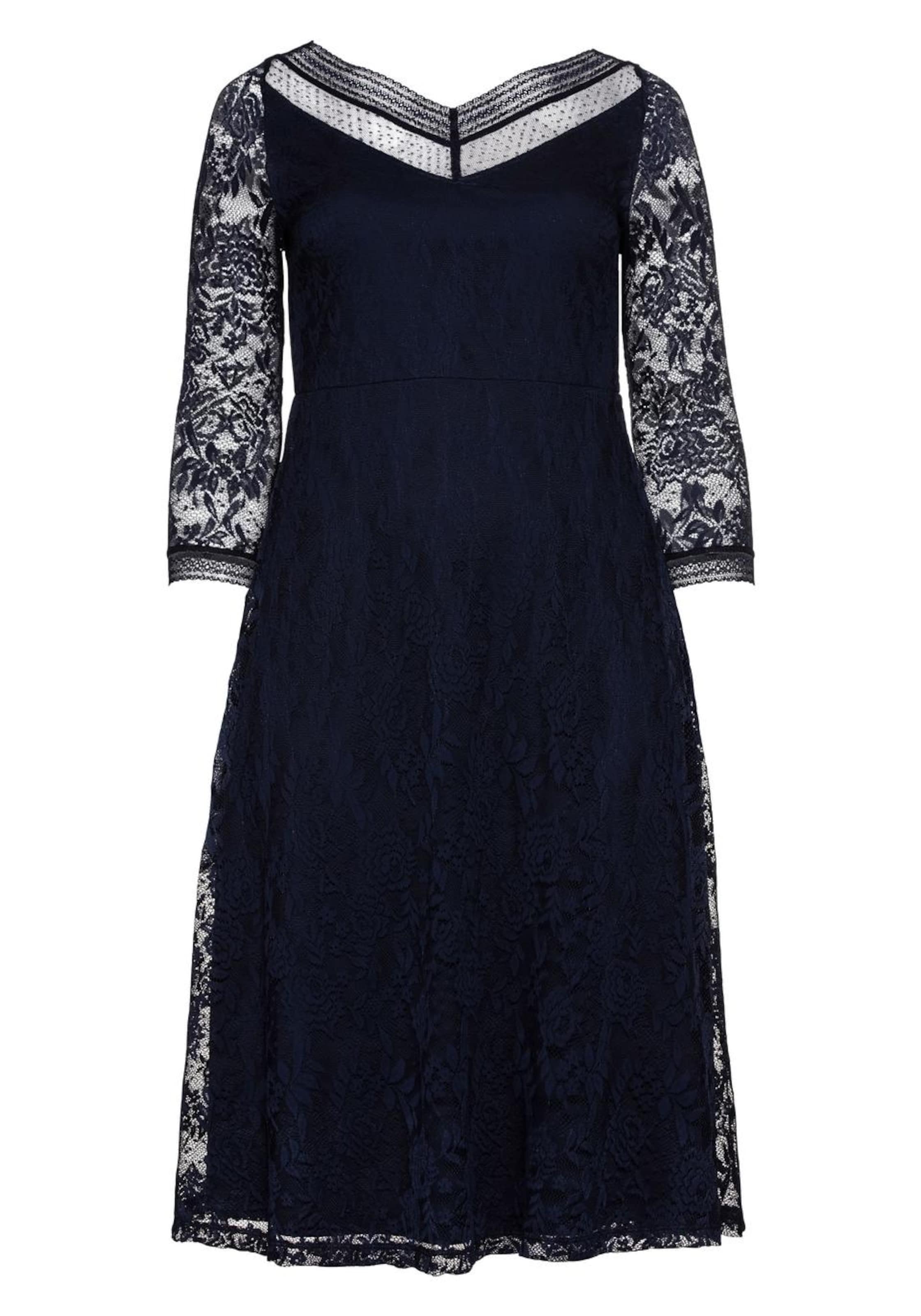 SHEEGO Koktejlové šaty – modrá: přední strana