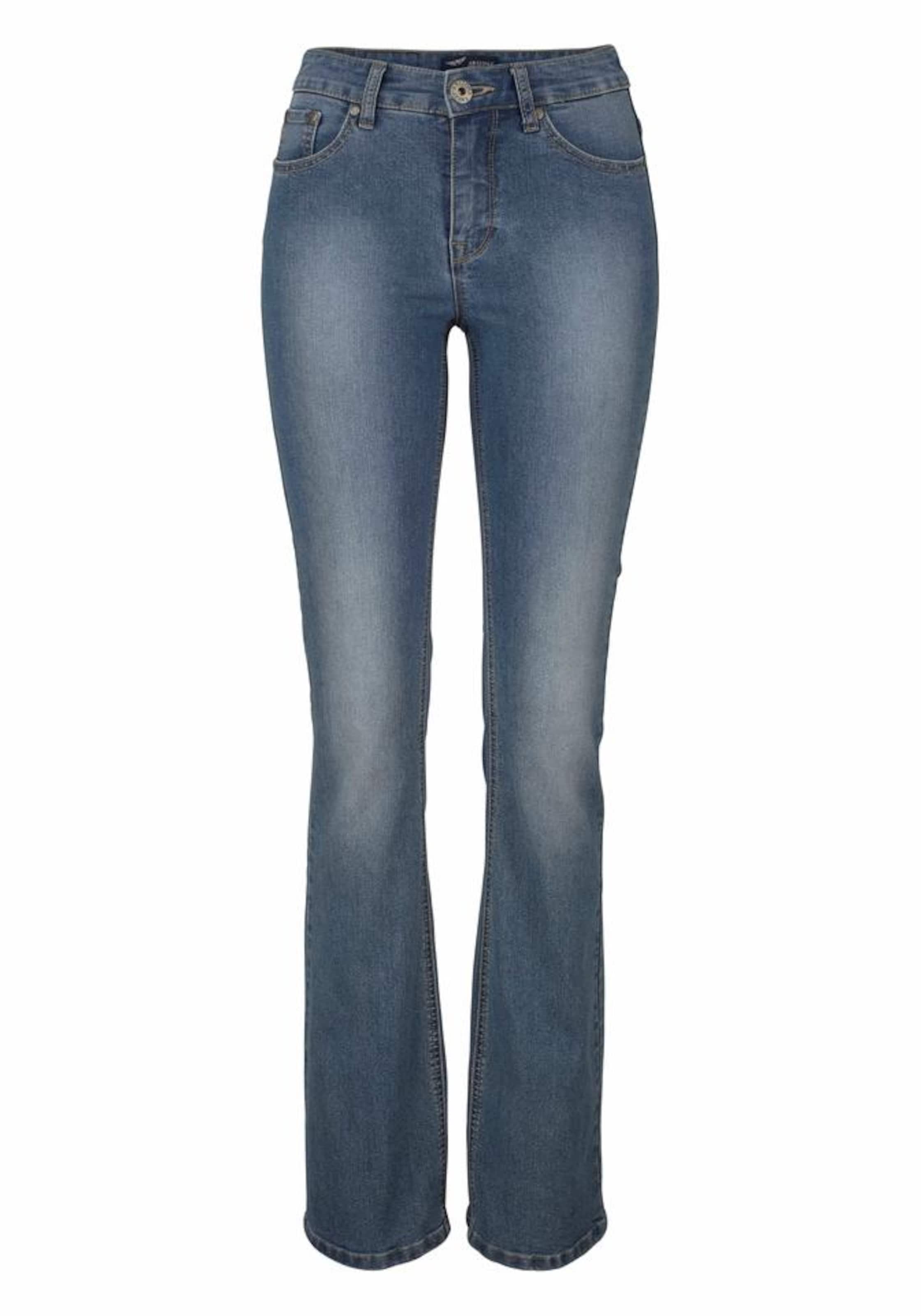ARIZONA Jeans 'Bootcut mit komfortabler Leibhöhe' in Blue: front