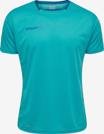 T-Shirt fonctionnel 'Authentic' Hummel en bleu : devant