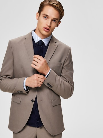 SELECTED HOMME Slim fit Suit Jacket in Grey