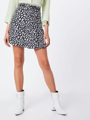 ESPRIT Skirt 'piping' in Black: front
