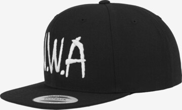 Cappello da baseball 'N.W.A' di Mister Tee in nero: frontale