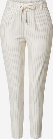 ONLY Pleat-Front Pants in White: front