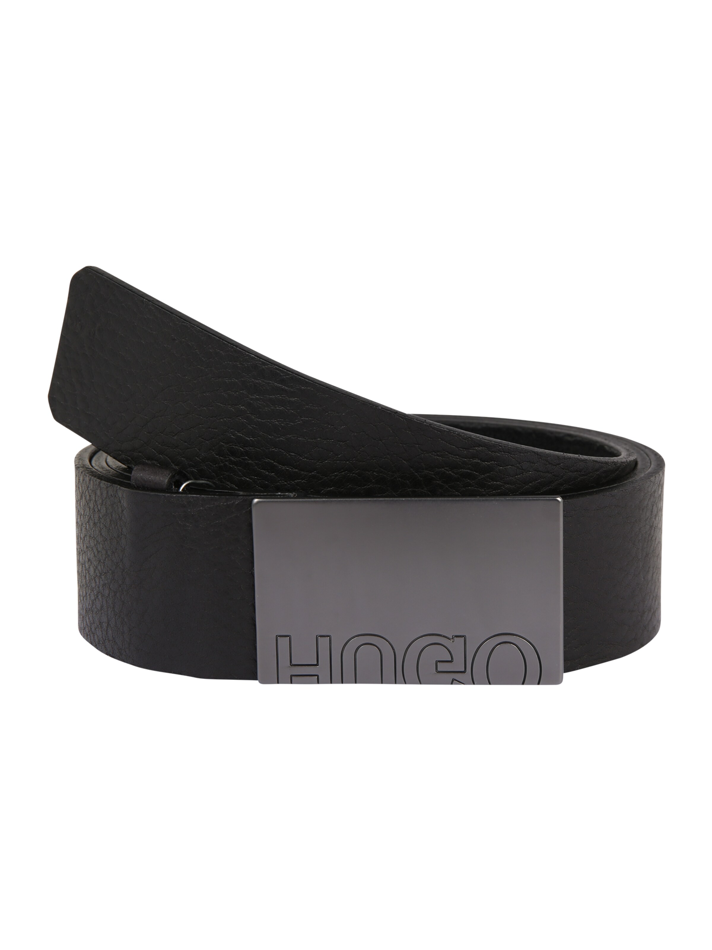 HUGO - Riem 'Gand' in de kleur Zwart