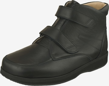 Natural Feet Stiefel 'Trondheim XL' in Black: front