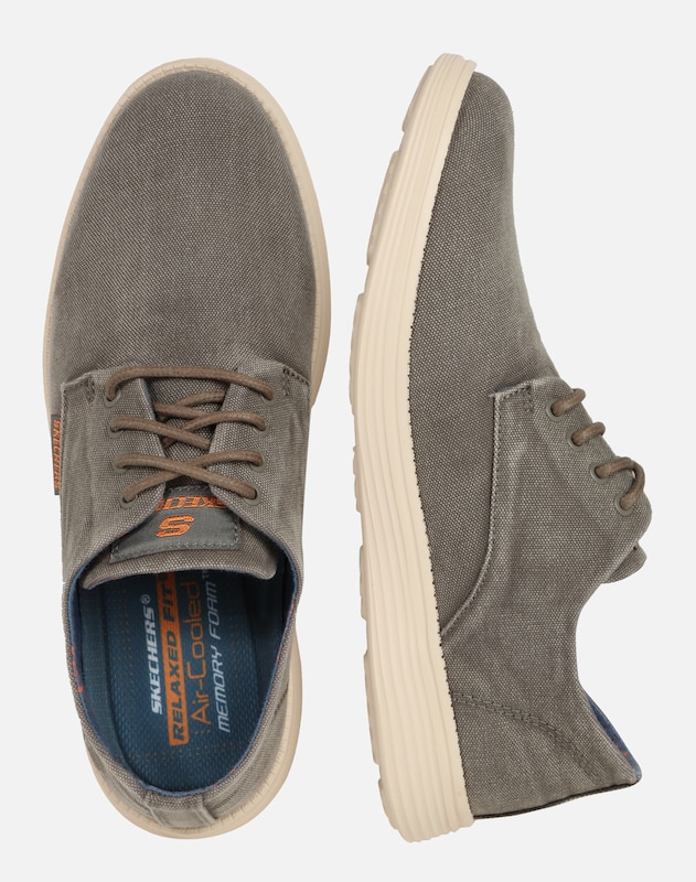 SKECHERS Sneaker Low 'Status Borges' in oliv | ABOUT YOU skechers status borges mens canvas shoes Sale,up to 47