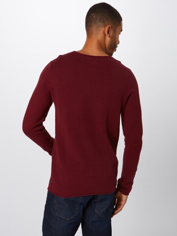 QS Sweter w kolorze czerwony: tył