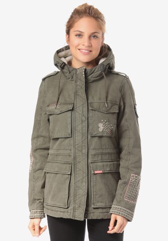 Superdry Cargojacke 'Rookie Dakota' in Grün: predná strana