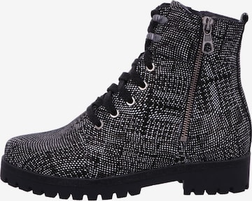 WALDLÄUFER Lace-Up Ankle Boots in Black