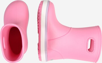 Crocs Gumijasti škornji 'Crocband' | roza barva: ob strani