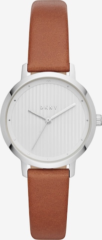 DKNY Analog Watch 'THE MODERNIST' in Brown: front
