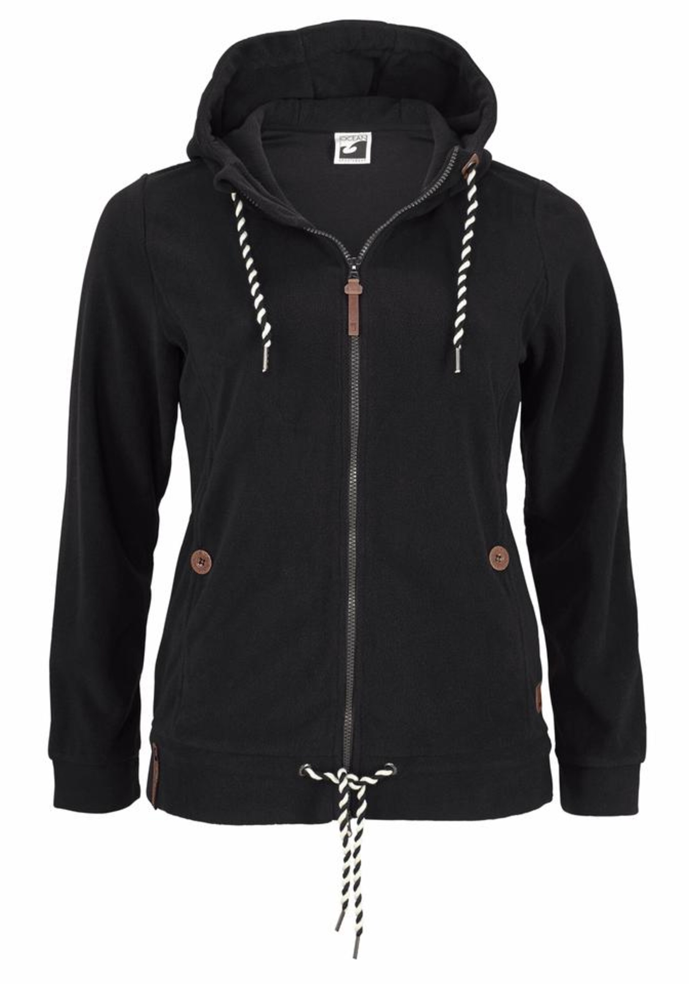 OCEAN SPORTSWEAR - Fleecejacke in schwarz