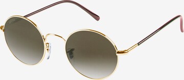 MSTRDS Sonnenbrille 'Flower' in Gold: predná strana