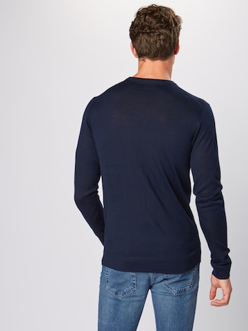 Lindbergh Sweater in Blue: back