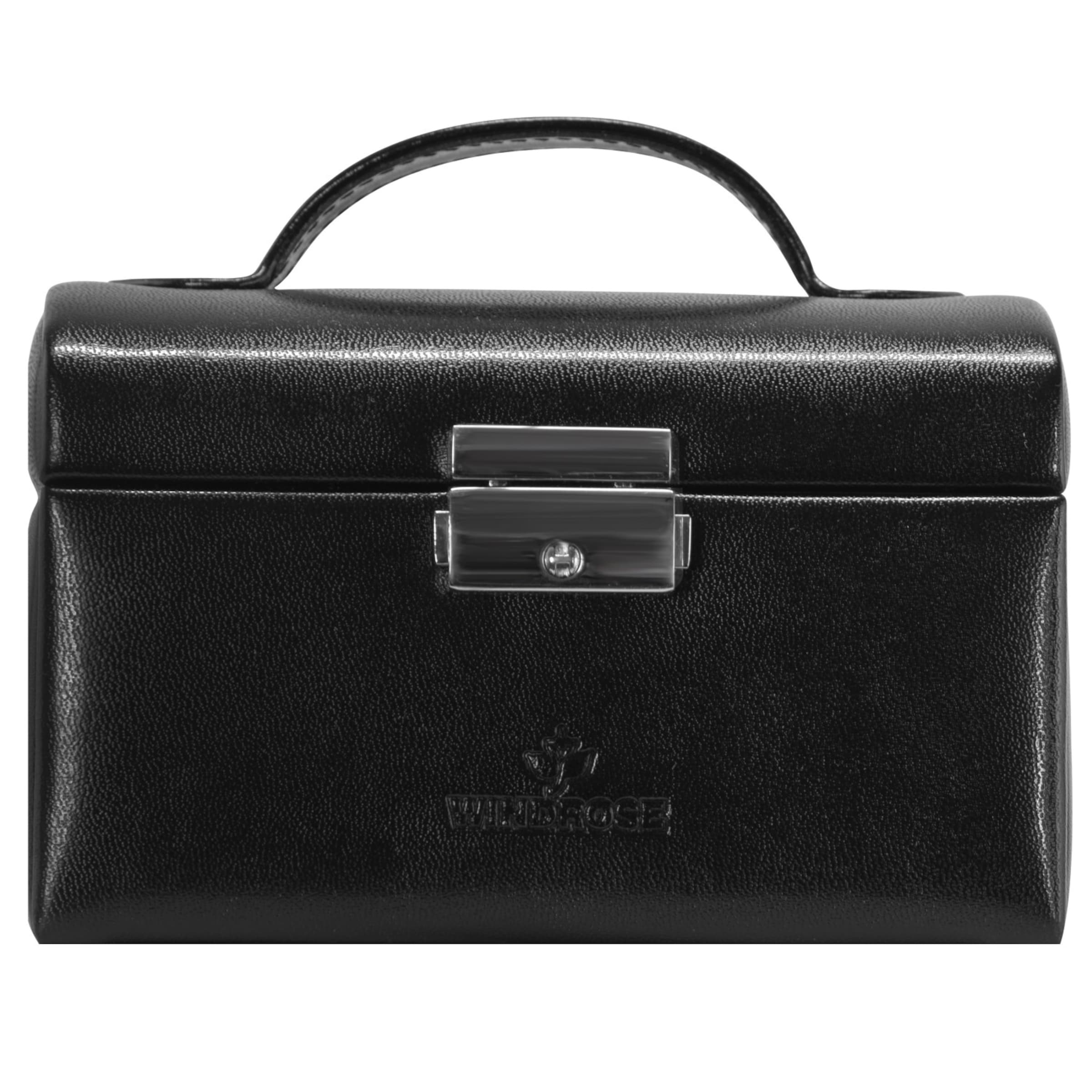 WINDROSE Sieraden-bewaring in Zwart: voorkant