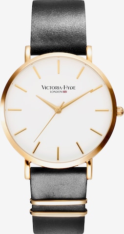 Victoria Hyde Analoog horloge in Zwart: voorkant