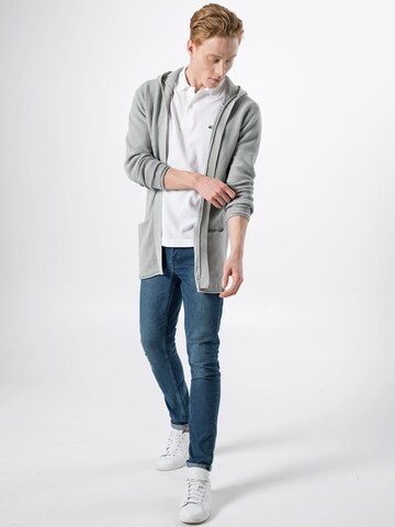 INDICODE JEANS Gebreid vest 'Graham' in Grijs