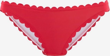 Pantaloncini per bikini 'Scallop' di LASCANA in rosso: frontale