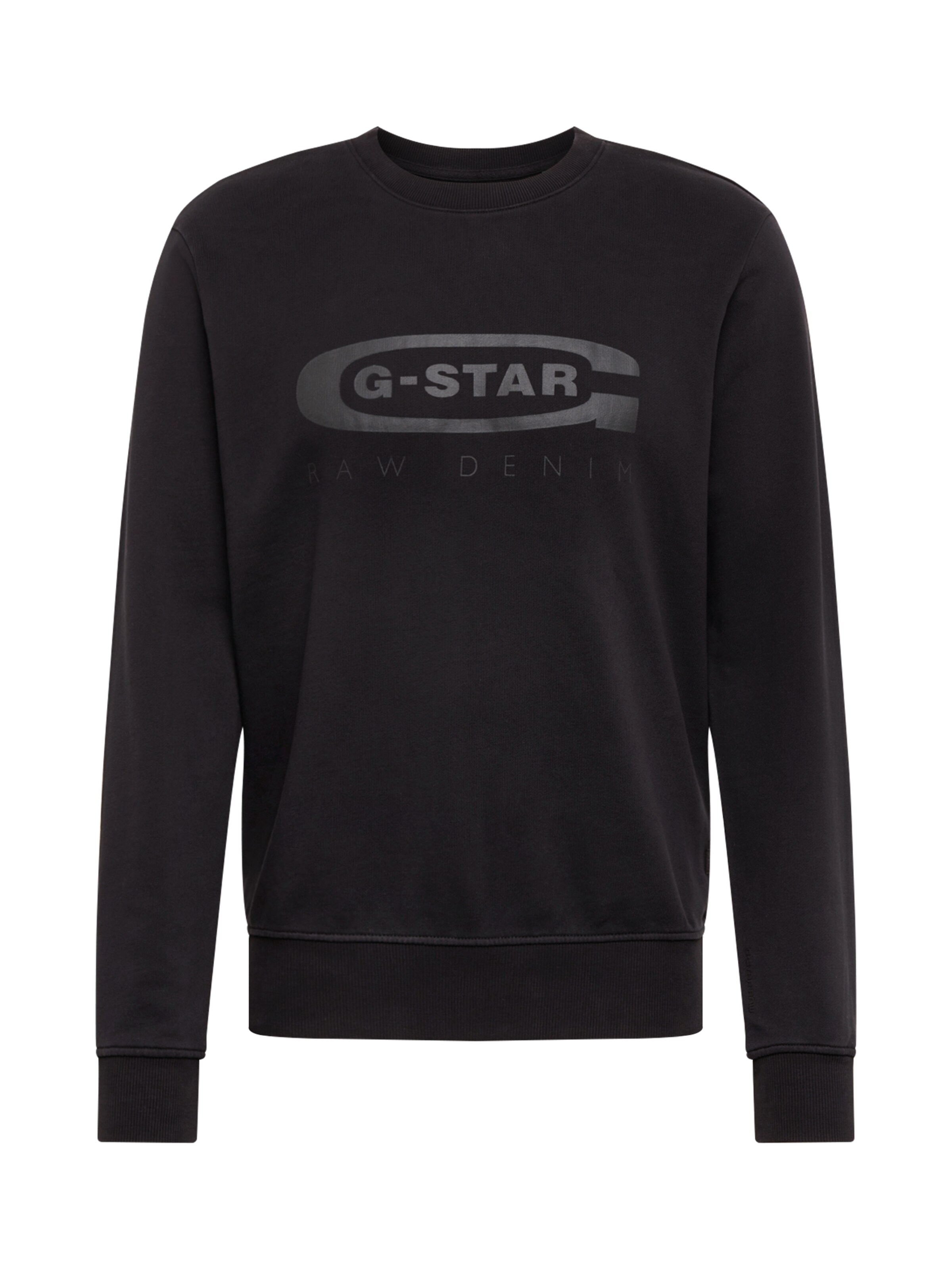 G-STAR RAW - Sweatshirt 'Graphic 18 core r sw l\s' in de kleur Zwart