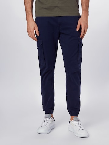 JACK & JONES Tapered Παντελόνι cargo 'Paul Flake' σε μπλε: μπροστά