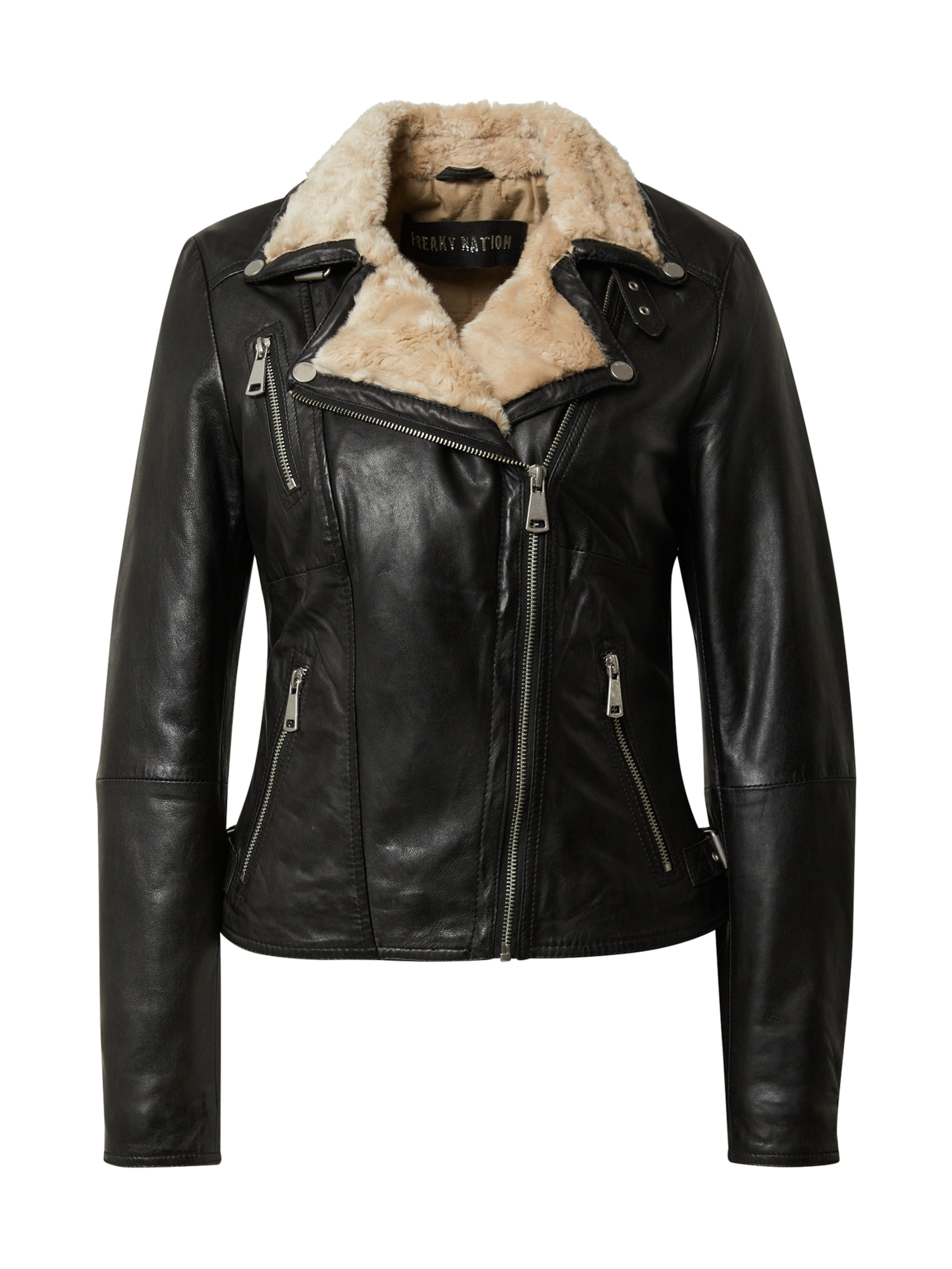 Giacca di mezza stagione di FREAKY NATION in nero: frontale