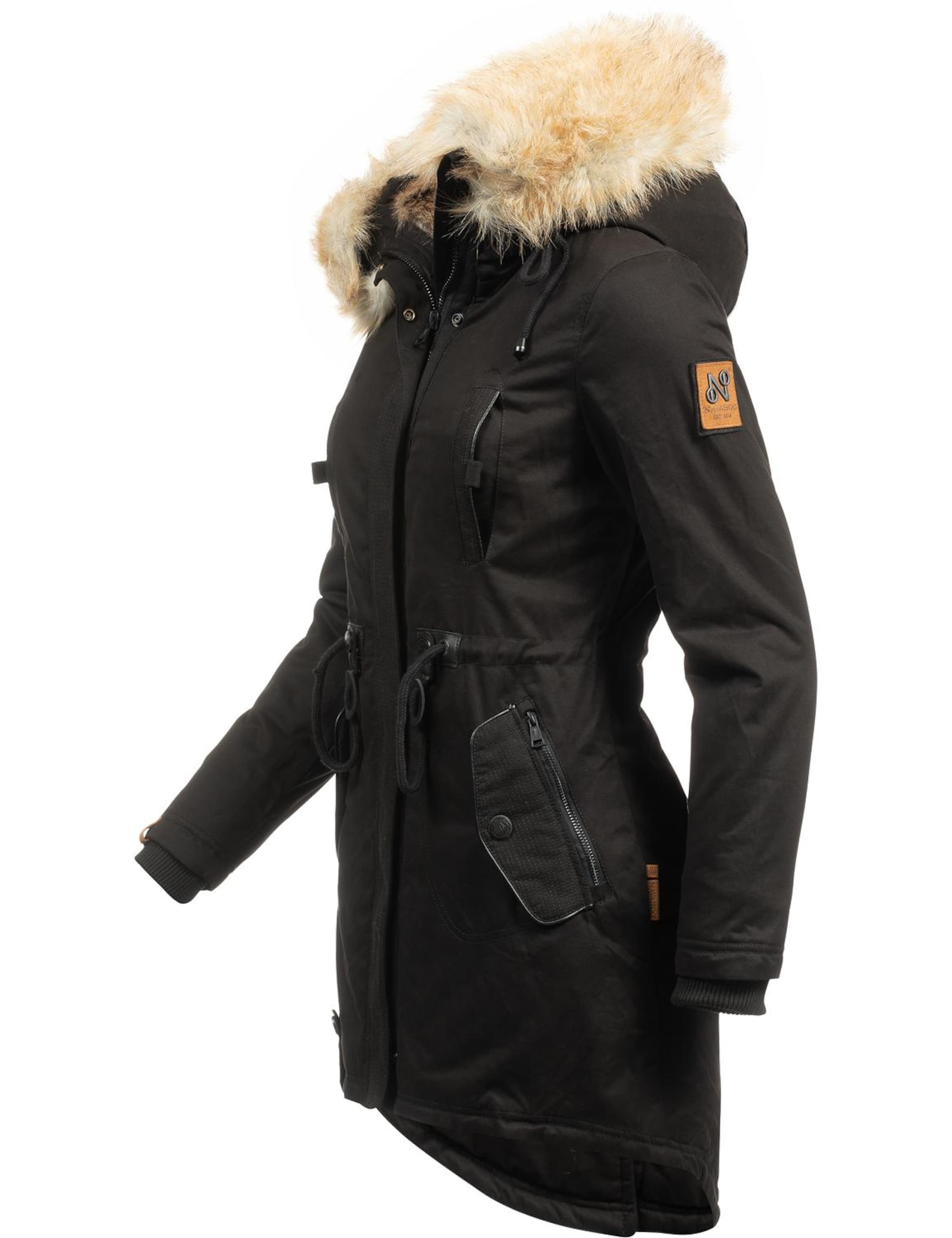 NAVAHOO Zimná parka 'Bombii' - Čierna