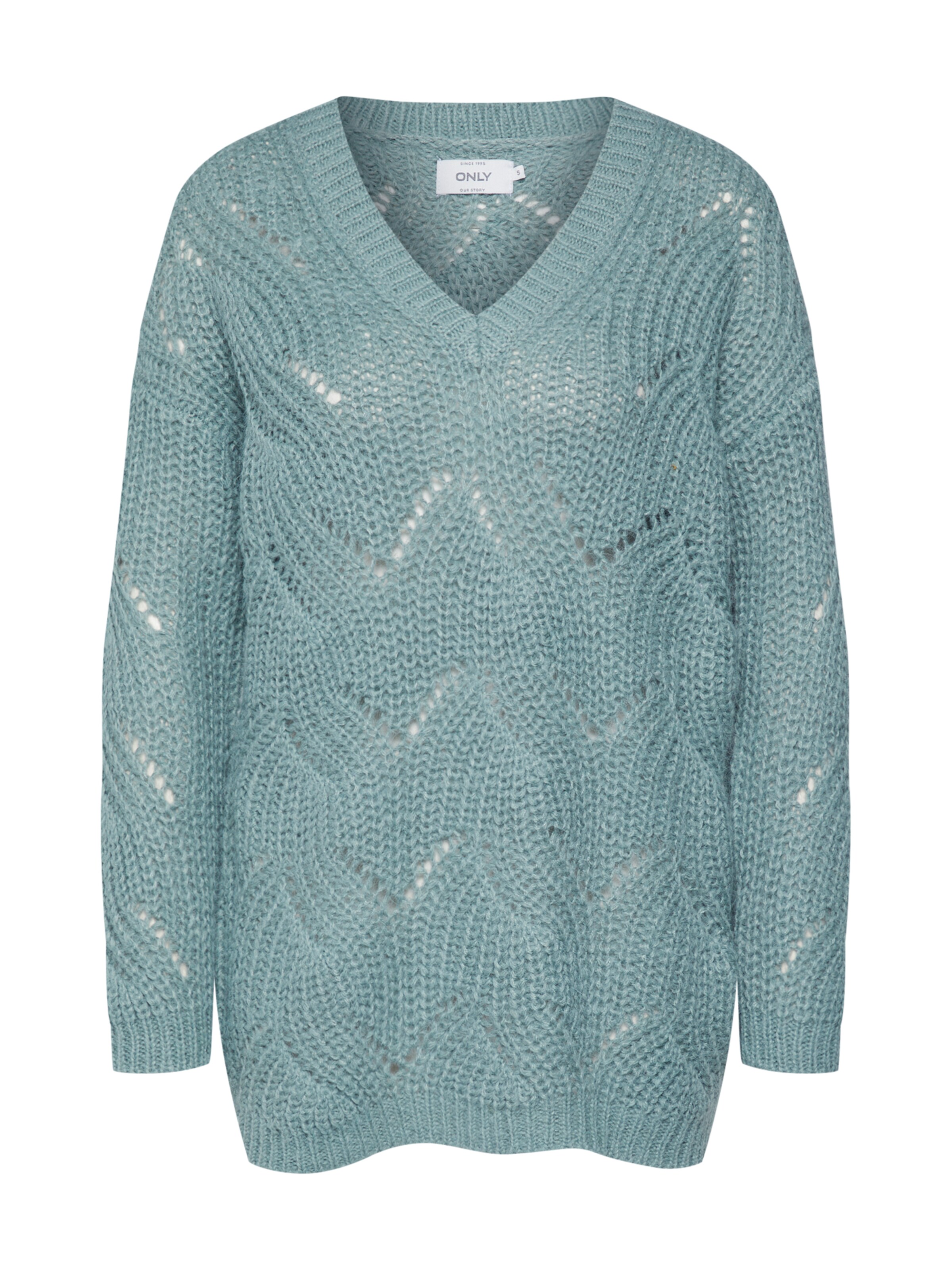 ONLY - Trui 'HAVANA' in de kleur Jade groen