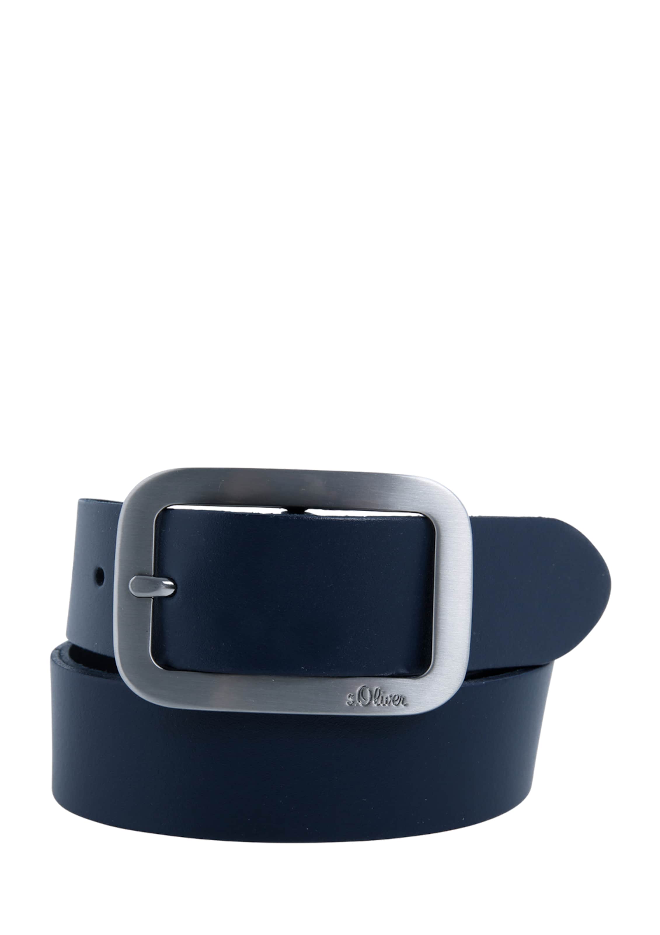s.Oliver Belt in Blue: front
