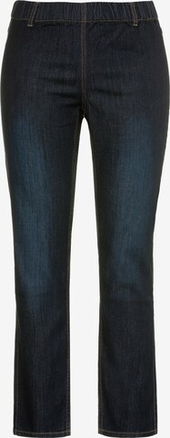 Ulla Popken Regular Jeggings 'Sienna' in Blauw: voorkant