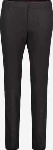 Betty & Co Regular Pleated Pants in Black: front