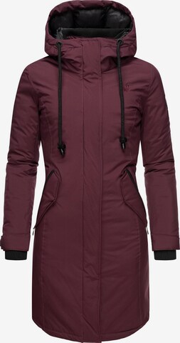 NAVAHOO Winter coat in Red: front