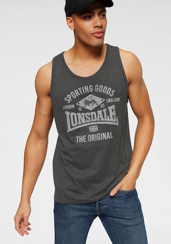 LONSDALE Shirt 'Pilton' in Grijs: voorkant