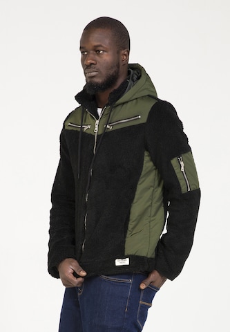 PLUS EIGHTEEN Between-Season Jacket in Black: front