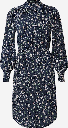 Boohoo Sommerkjole 'Floral Button through Dress with Pussy Bow' i mørkeblå, Produktvisning