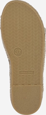 espadrij l´originale Pantofle 'Claquette Print' – béžová: spodní strana