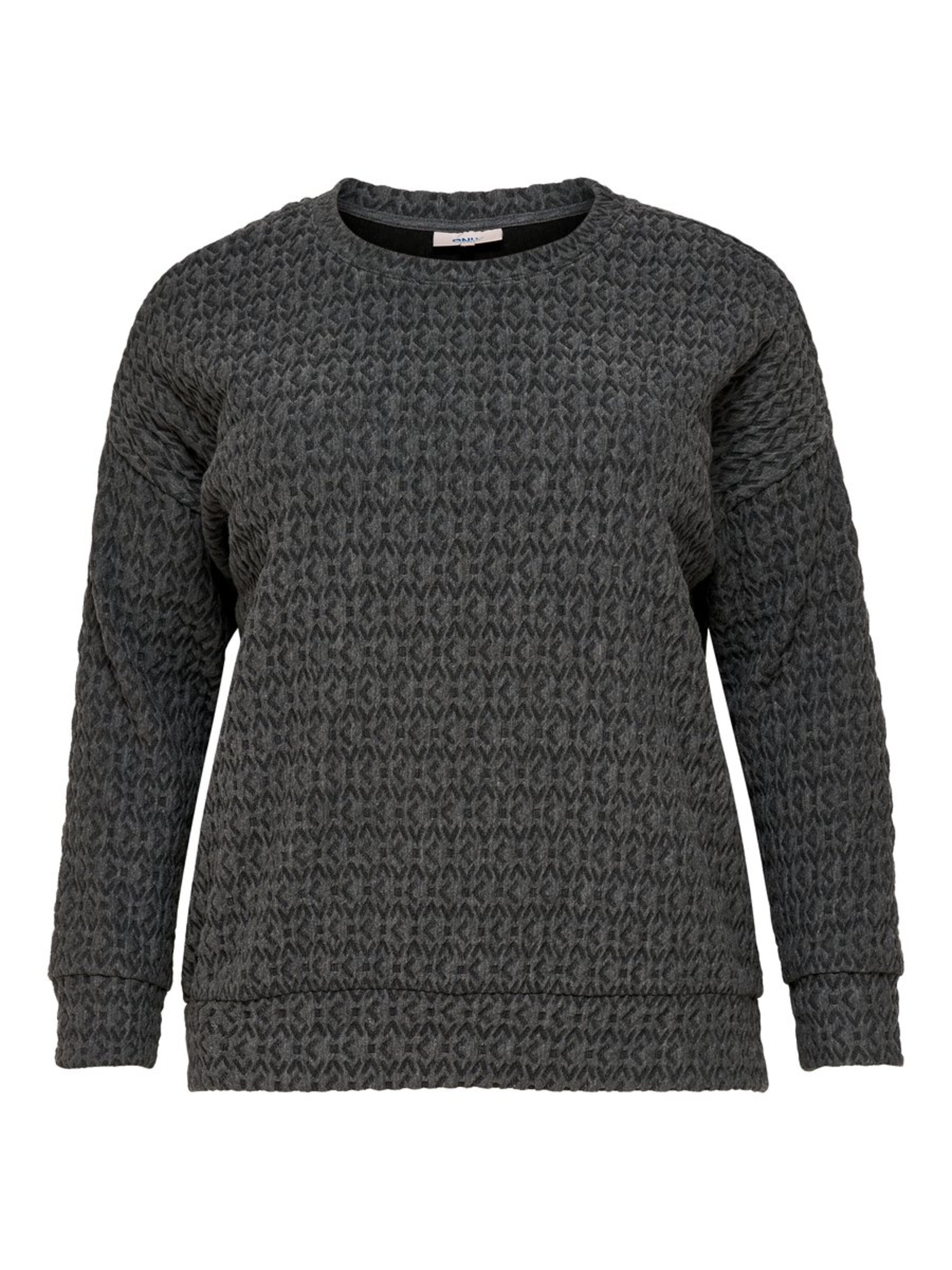 ONLY Carmakoma - Sweatshirt in de kleur Donkergrijs