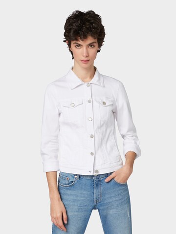 TOM TAILOR DENIM Jacke in Weiß: Vorderseite