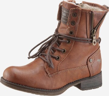 MUSTANG Boots in Bruin: voorkant