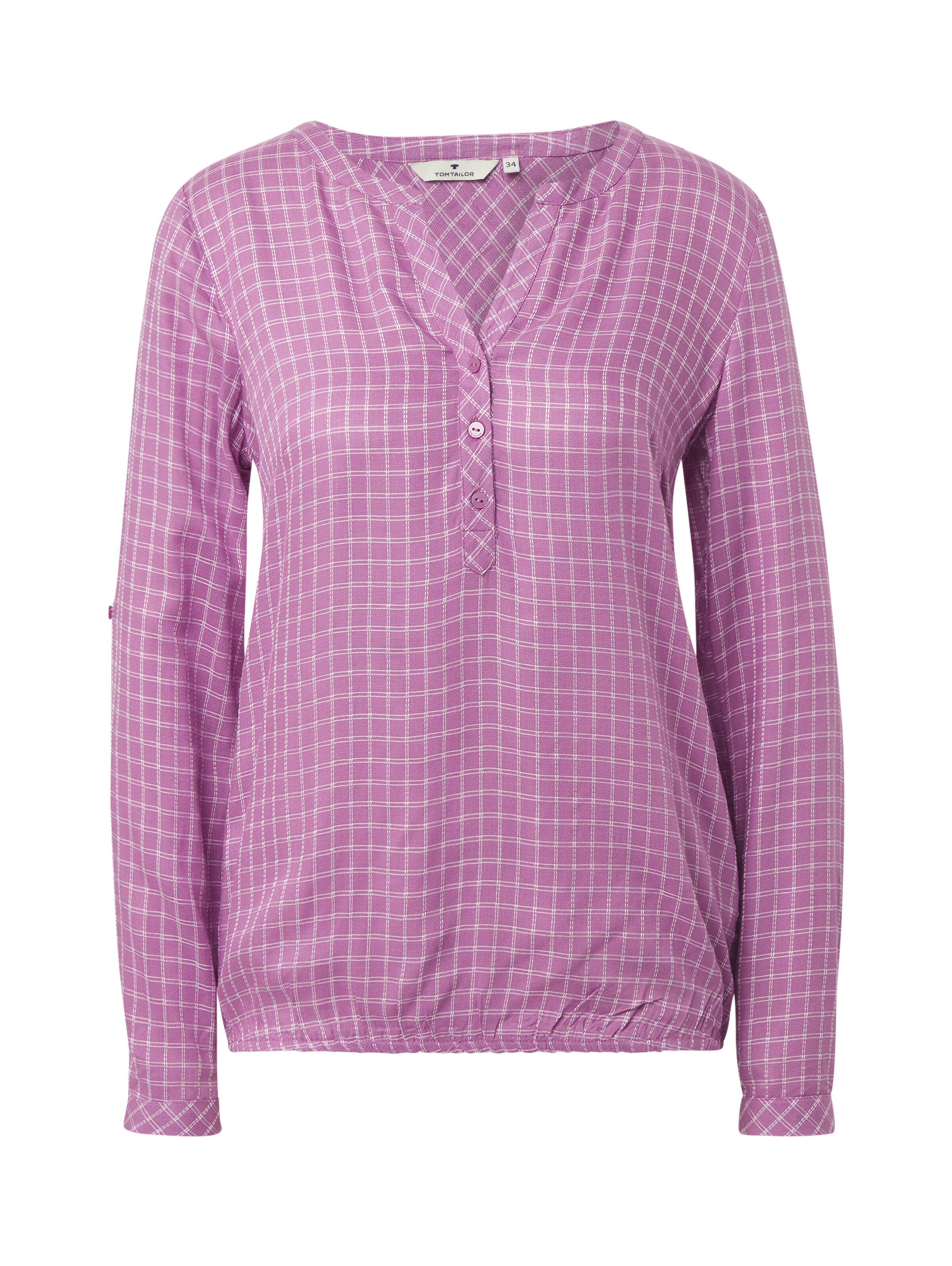TOM TAILOR - Bluse in lila