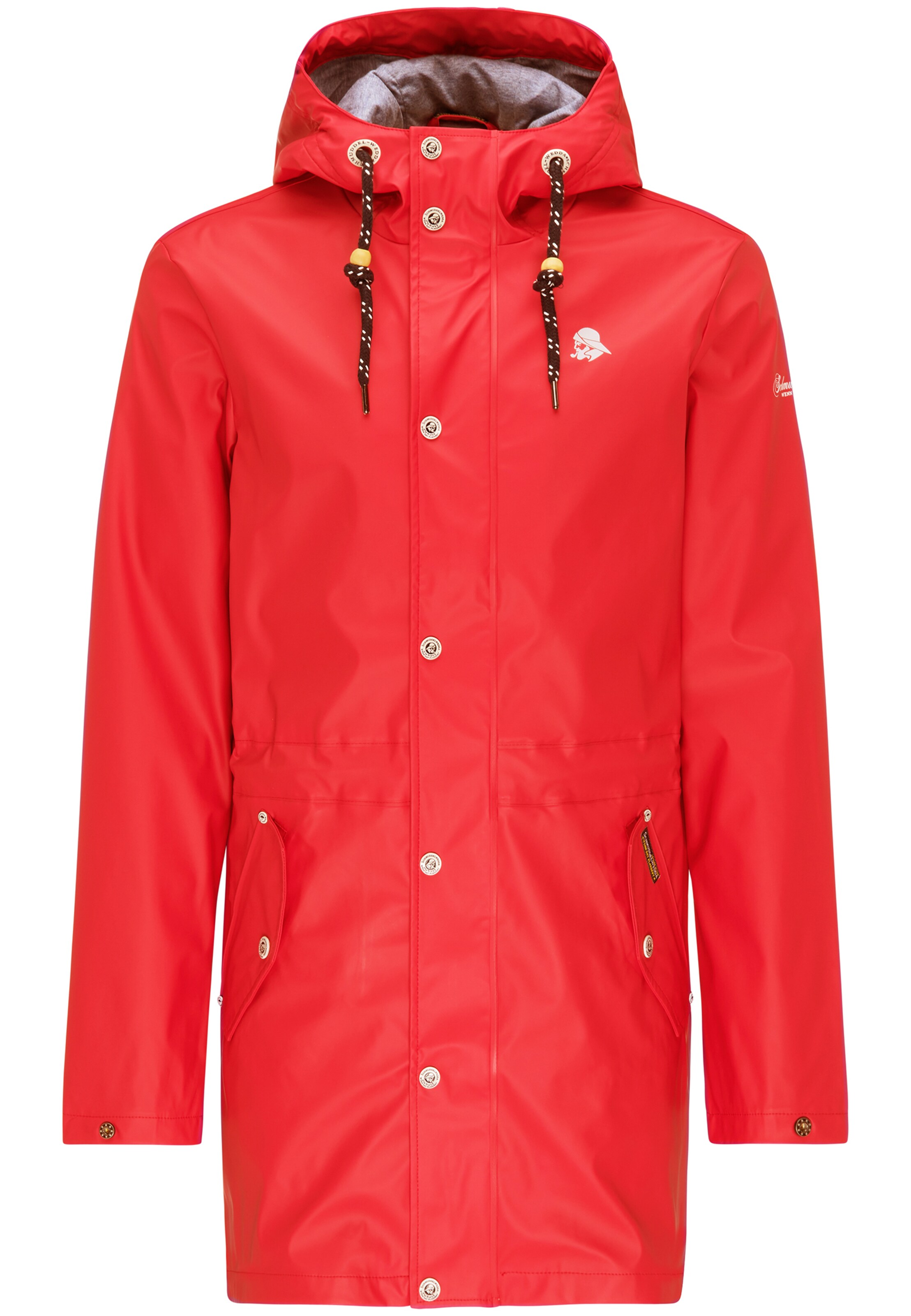 Schmuddelwedda - Tussenjas in de kleur Rood