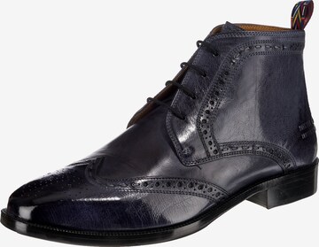MELVIN & HAMILTON Lace-Up Boots in Blue: front