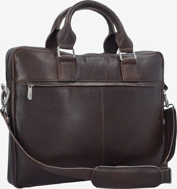 Plevier Document Bag in Brown