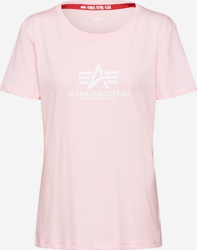 ALPHA INDUSTRIES T-shirt en rose / blanc, Vue avec produit